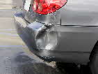 rear bumper damage